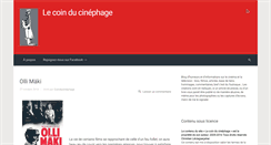 Desktop Screenshot of lecoinducinephage.com